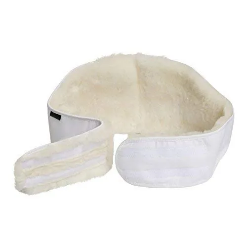Hollert German Leather Fashion Lammfell - NIERENGURT Lammfellwärmer Nierenwärmer Rückenwärmer S-3XL Größe XL, Farbe Weiß