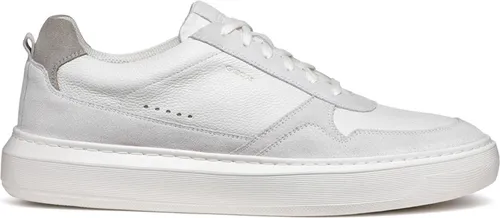Geox Herren U DEIVEN A Sneaker - Off White/White, Größe 44 EU - Herren-Sneaker mit optimaler Stoßdämpfung und leichtem Design, ideal für hohen Tragekomfort und Schutz bei jedem Schritt.