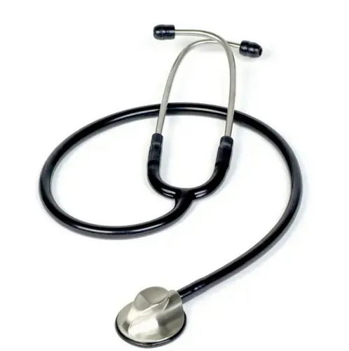 DocMed Kardiologie Stethoskop Classic II - Spar-Set mit Ersatzkomponenten - Stethoskop aus hochwertigem Edelstahl mit exzellenter Klangübertragung, inklusive Ersatzmembran und Ohroliven für dauerhafte Einsatzbereitschaft.