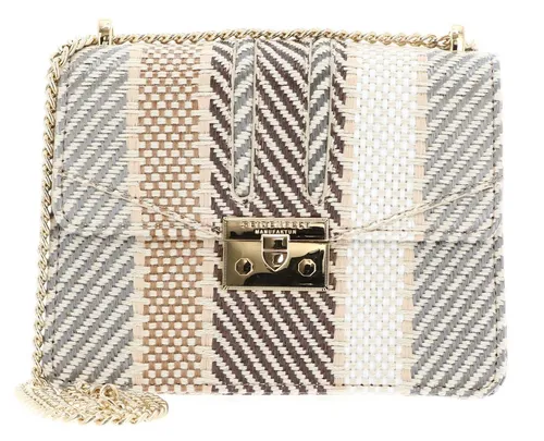 Seidenfelt Manufaktur Roros Crossbag Umhängetasche - Geräumige Umhängetasche in elegantem gewebtem Look, ideal für besondere Anlässe. Mit verstärktem Boden und praktischem Hauptfach für optimalen Überblick.