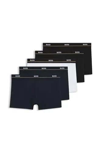 Produktbild BOSS Trunk 5P Essential Herrenunterhose, Gr. M, blau