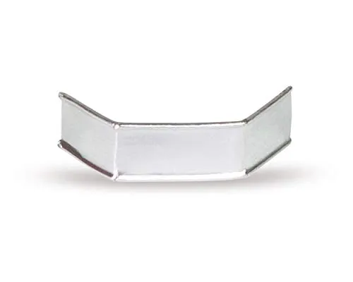 VEPATIM 1000 U-Clipse Verschlussclipse Beutelverschlüsse 40 mm Silber Papier