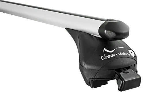 Relingträger Quick Alu für Mitsubishi Outlander III - Dachträger für Mitsubishi Outlander III ab 2013 mit Sicherheitsverriegelung, abschließbar und bis 100kg Tragfähigkeit, ideal für Reisen und Transporte.