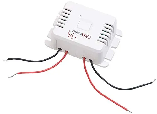 CASAcontrol Zubehör zu Deckenlampe Funkschalter: Einbau-Funk-Schaltmodul für kinetische Funk-Taster, bis 200 Watt (Lampenfassung mit Funkschalter, Lichter nachrüsten, Kabellose Stehlampe)