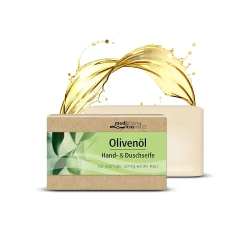 Olivenöl Handseife & Duschseife 100 g reinigt die Haut schonend | von medipharma cosmetics