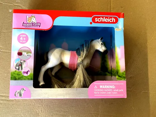 schleich HORSE CLUB Sofia's Beauties 42583 - 14-teiliges Quarter Horse Stute Spielset mit bürstbarer Mähne und Zubehör für kreativen Spielspaß
