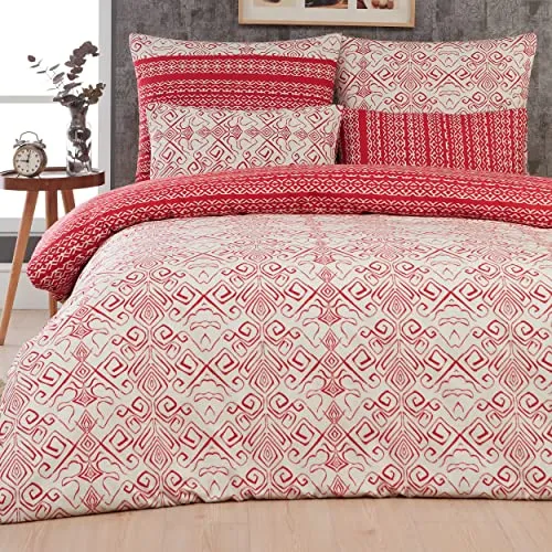 Bettwäsche Bettgarnitur Bettbezug Baumwolle 135x200 155x220 200x200 200x220 Modern