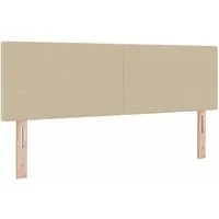 vidaXL Kopfteil Hellgrün-Grau 140 cm Rippstoff - Klassisches Bett-Kopfteil mit höhenverstellbarem Design für optimalen Komfort. Der hochwertige Rippstoff und die klare Linienführung passen perfekt in moderne Schlafzimmer.