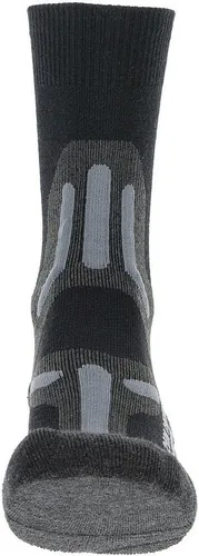 Uyn Woman Trekking 2IN Merino Mid Socks - Schwarz/Grau (B052) 39/40 - Sportsocken für Damen, optimal für Trekking und Wandern, mit innovativem Zwei-Schicht-System gegen Blasenbildung und hervorragender Feuchtigkeitsregulierung für maximalen Komfort.