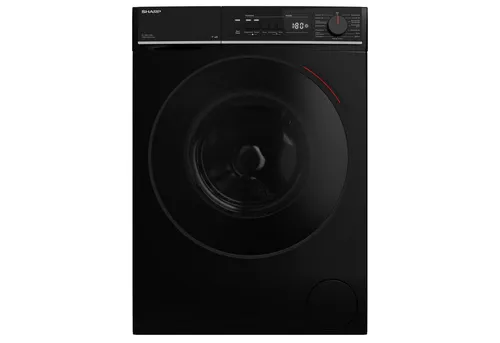Sharp Waschmaschine ES-PRO214BA-DE, 12 kg, 1400 U/min - Waschmaschinen mit AllergySmart-Funktion und WIFI Steuerung. Steuern Sie Ihre Wäsche bequem per App und genießen Sie die Dampf-Funktion für optimale Pflege.