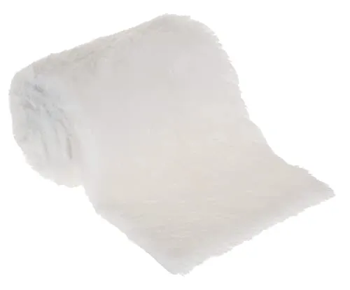 VBS Kunstfellband Flieden Plüsch 10 cm x 200 cm Polyester Winter 100% PES Weiß