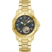 Bulova Marine Star Damen Gold Uhr 97P171 von Bulova