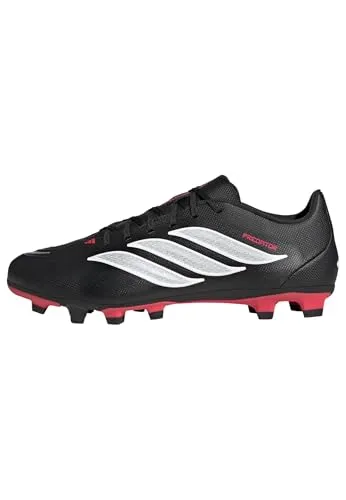adidas Unisex Predator Club Fußballschuhe für festen Boden und mehrere Böden - Robuste Fußballschuhe in Core Black/FTWR White/Lucid Red, ideal für vielseitigen Einsatz auf dem Platz, bieten optimalen Halt und Komfort.