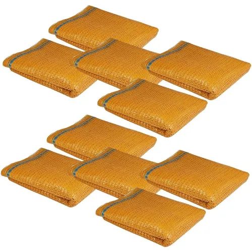 10x Windhager Netzsack Raschelsack Kartoffelsack Zwiebelsack Kaminholz 50x80 cm