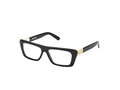 GCDS Brillenfassung GD5018 001 53 - Unisex Schwarz - Moderne Unisex-Brillenfassung aus hochwertigem Azetat in elegantem Schwarz. Ideal für einen stilvollen Look im Alltag, inklusive Original-Etui.