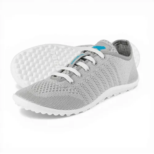 Leguano Barfussschuhe Go grau, Größe Euro (US): 47 - Minimalistischer Sneaker aus leichtem Textil für volle Bewegungsfreiheit. Ideal für Büro und Freizeit, bietet eine bequeme Passform und ein pures Barfußgefühl.