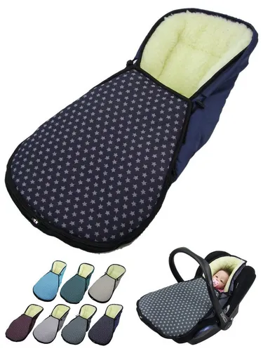 Fußsack für Babyschale – Winterfußsack für Maxi Cosi - Fussack für Kinderautositz, verstellbar und aus Lammwolle – perfekt für kalte Tage, passt optimal in Maxi Cosi Babyschalen und sorgt für wohlige Wärme.