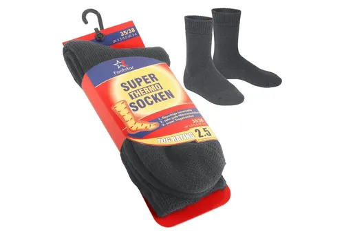 Footstar Thermosocken Damen & Herren Thermo Socken (1 Paar) extra warm