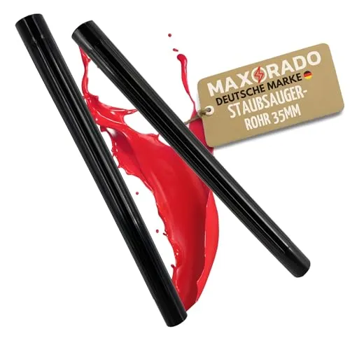 Maxorado Staubsaugerrohr 35mm Rohr für Lidl Parkside Masko TC-VC TE-VC Nass- und Trockensauger 2x 0,5m Verlängerungsrohr Saugrohr Verlängerung Kunststoff DN35 Nassauger NW 35 Staubsauger