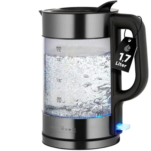 ProfiCook® Wasserkocher Glas 1,7L 2200W