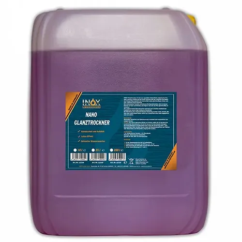 INOX Glanztrockner 10 L Kanister Autopolitur gleichmäßiger Glanz und eine optimale Farbvertiefung 12334