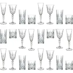 RCR Crystal Melodia 24-teiliges Glaswaren-Set