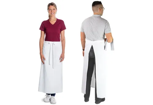 ZOLLNER Kochschürze, (1-tlg), 95 x 100 cm, 65% Polyester, 35% Baumwolle, vom Hotelwäschespezialisten