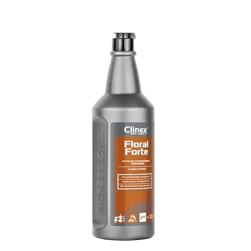 Clinex Bodenreiniger Mittel FLORAL FORTE 1 L/Hochkonzentrierte Flüssigkeit/Streifenfreie Reinigung/Wischflüssigkeit für Boden, Reinigungskonzentrat/Reinigungsmittel/Enthärtet Wasser