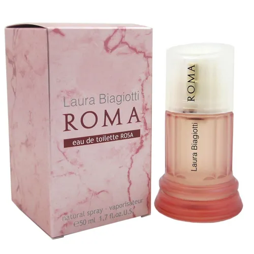 Laura Biagiotti Rosa Femme Eau de Toilette Spray, 50 ml - Eau de Toilette für Damen, langanhaltende Wirkung und pflegt die Haut, dermatologisch getestet für eine sanfte Anwendung.