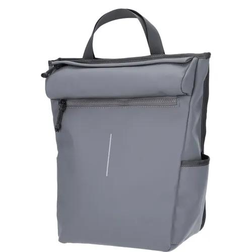 TheTrueC Freizeitrucksack Urban Line - Mila Urban dunkelgrau - Freizeitrucksack mit gepolstertem Laptopfach für 13,3 Zoll, reflektierenden Elementen und seitlichem Zugang für einfachen Zugriff auf Inhalte.