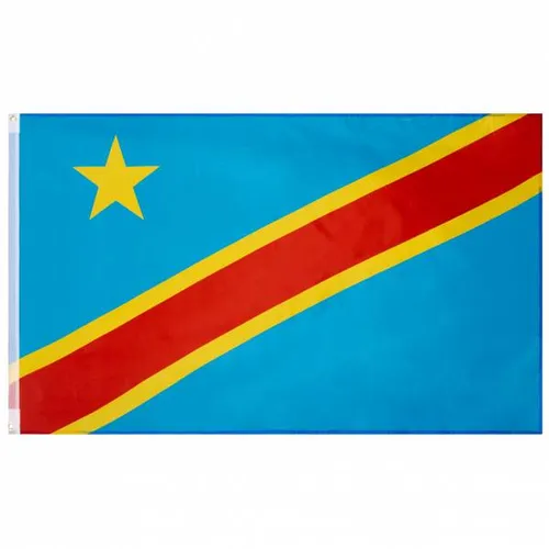 Demokratische Republik Kongo Flagge MUWO