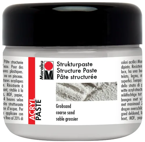 Marabu Acryl Strukturpaste 225 ml grobsand