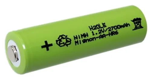 Mignonakku Typ AA 1,2 Volt 2700mAh NiMH Standardlänge Konsumerbatterie HR6 NH15