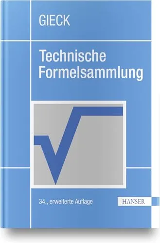 Technische Formelsammlung - Umfassende Sammlung wichtiger Formeln für Ingenieure und Techniker, ideal für das technische Schreiben und schnelle Nachschlagehilfe.
