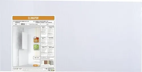 Climapor Energiespar Dämmplatte XPS, 1 m x 0,5 m x 4 mm  Innenraumdämmung