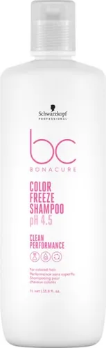 Schwarzkopf BC Color Freeze Shampoo 1000 ml - Schwarzkopf BC Color Freeze Shampoo 1000 ml – Sanfte Reinigung für coloriertes Haar. Die vegane Formel schützt vor Farbverlust und sorgt für eine optimierte Versiegelung von Farbpigmenten. Ideal für langanhaltende Farbfrische.