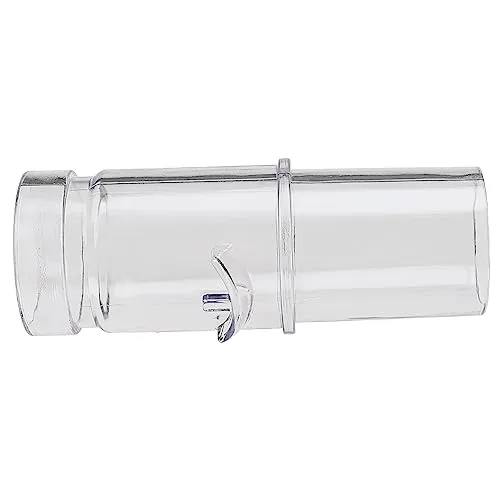 vhbw Hochwertiger Staubsaugerohr-Adapter für Dyson DC50, DC52, DC51, DC53, DC54, DC55, DC58, DC59, DC65, DC63 - Transparent, Kunststoff, Adapter, 32 mm, 1x
