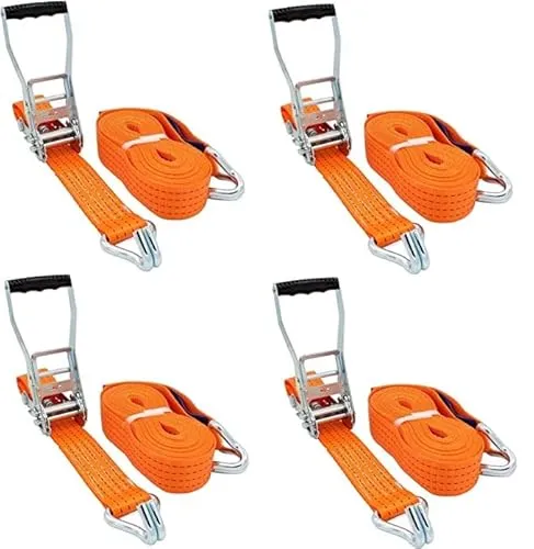 4X Spanngurte 4t 6m 2tlg. Orange