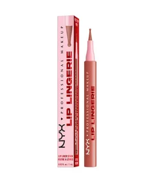 NYX PROFESSIONAL MAKEUP Lippenstift LIP LINGERIE LIP LINER STAIN, wisch- und wasserfesten Halt, mit präziser Filzkugelspitze