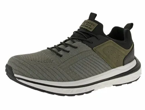 Dockers by Gerli Sneaker Textil grün 42 EU - Sneaker in Khaki, ideal für Freizeitaktivitäten, mit bequemem Schlupfschuh-Design und atmungsaktivem Textilmaterial für optimalen Tragekomfort.