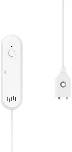 smarter Wassermelder Zigbee (Weiß) 176668 - Smart Home Wassermelder mit 80 dB Alarm, erkennt Wasserlecks sofort und schützt Ihr Zuhause vor Wasserschäden.