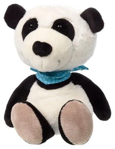 sigikid Mimimis Anhänger Panda Klein, Kuscheltier, Stofftier, Schlüsselanhänger, Weiß / Schwarz, 19 cm, 42391
