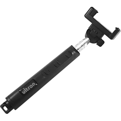 Selfie-Stick Ultron Teleskoparm mit Bluetooth Auslöser - Halterungen für Selfies, flexibler Teleskoparm und praktischer Bluetooth Auslöser im Griff für mühelose Aufnahmen.