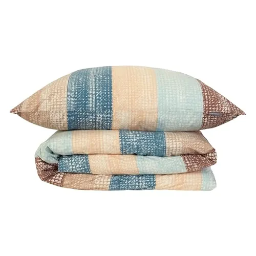 Schiesser Bettwäscheset Emilia | 2-teilig | Petrol - Bettwäsche-Set aus 100% Baumwolle in Renforcé-Qualität mit Reißverschluss, Oeko-Tex zertifiziert, pflegeleicht und ideal für Allergiker. Genießen Sie höchsten Komfort und Langlebigkeit.