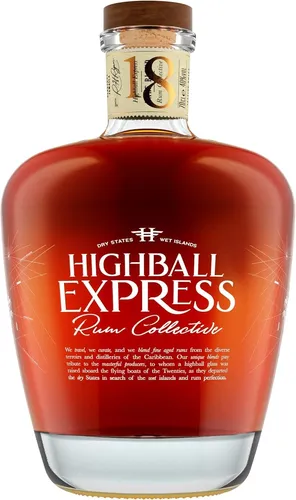 Flasche  Highball Express 18 Years Old Rare Blend Rum Collection 40% Vol. 0,7 1