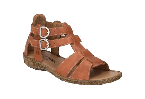 Josef Seibel Rosalie 51 Sandale in Orange, Größe 39 EU - Wanderschuhe mit 3 cm Absatzhöhe und bequemem Leder-Obermaterial. Ideal für entspannte Sommertage und Freizeitaktivitäten.