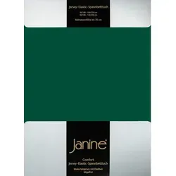 Janine Spannbettlaken ELASTIC 5002 - Jersey-Elasthan, rundum Gummizug - Hochwertiges Spannbettlaken für Matratzen bis 35 cm Höhe, aus 95% Baumwolle und 5% Elasthan, weich, strapazierfähig und pflegeleicht mit perfektem Rundumgummizug für faltenfreies Beziehen.