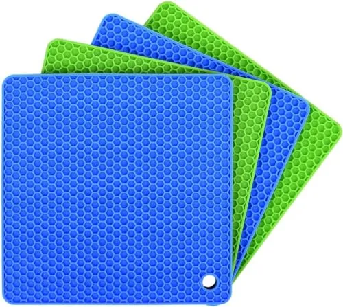 Ankway Silikon Topf-Untersetzer (4er-Paket) – Multifunktionale und Hitzebeständige Küchenhelfer