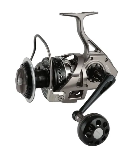 OKUMA Makaira Spin High Speed 20000LS LH - Robuste Meeresrolle - Angelrollen für Meeresangeln mit 30 kg Bremskraft und korrosionsbeständiger Beschichtung, ideal für anspruchsvolle Angler.