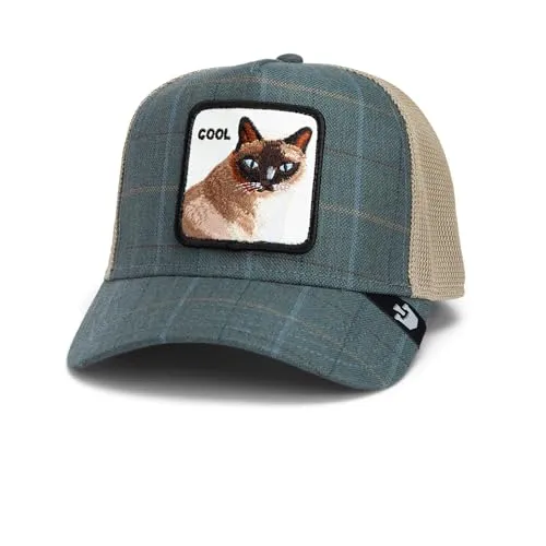 Goorin Bros. Trucker Cap Moon Cat Blue - Stylische Baseball Cap für Herren mit einzigartigem Moon Cat Design, perfekt für modische Akzente im Alltag.